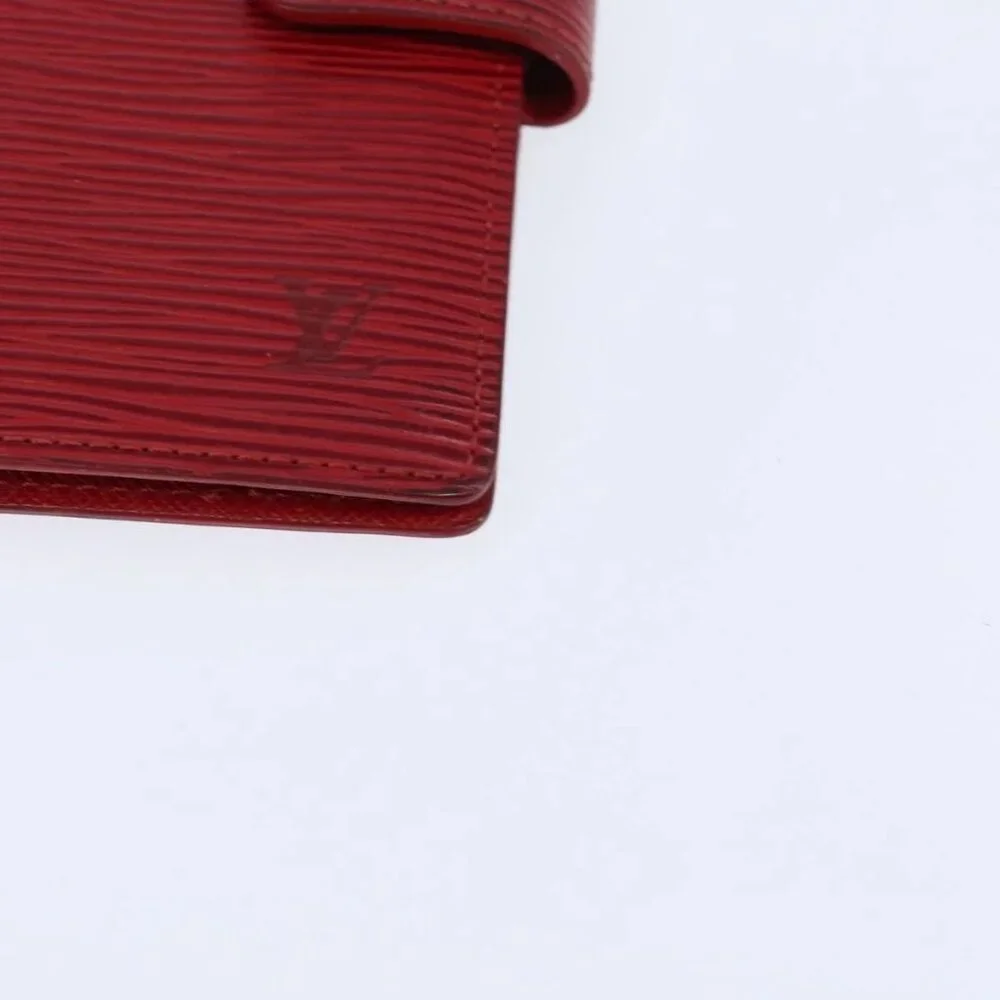 LOUIS VUITTON Epi Agenda PM Day Planner Cover Red